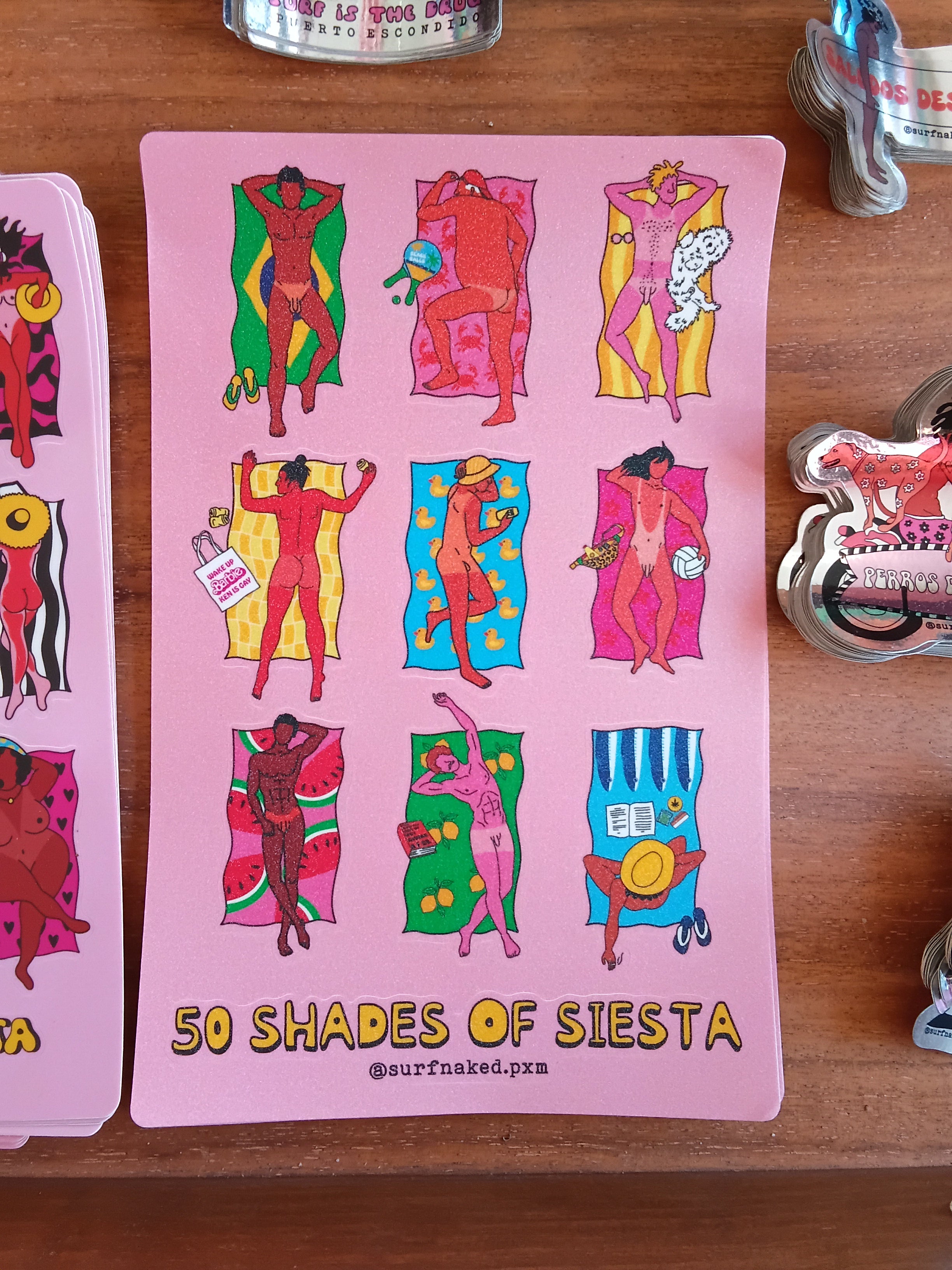 Sheet 50 Shades HOMBRES - Sticker