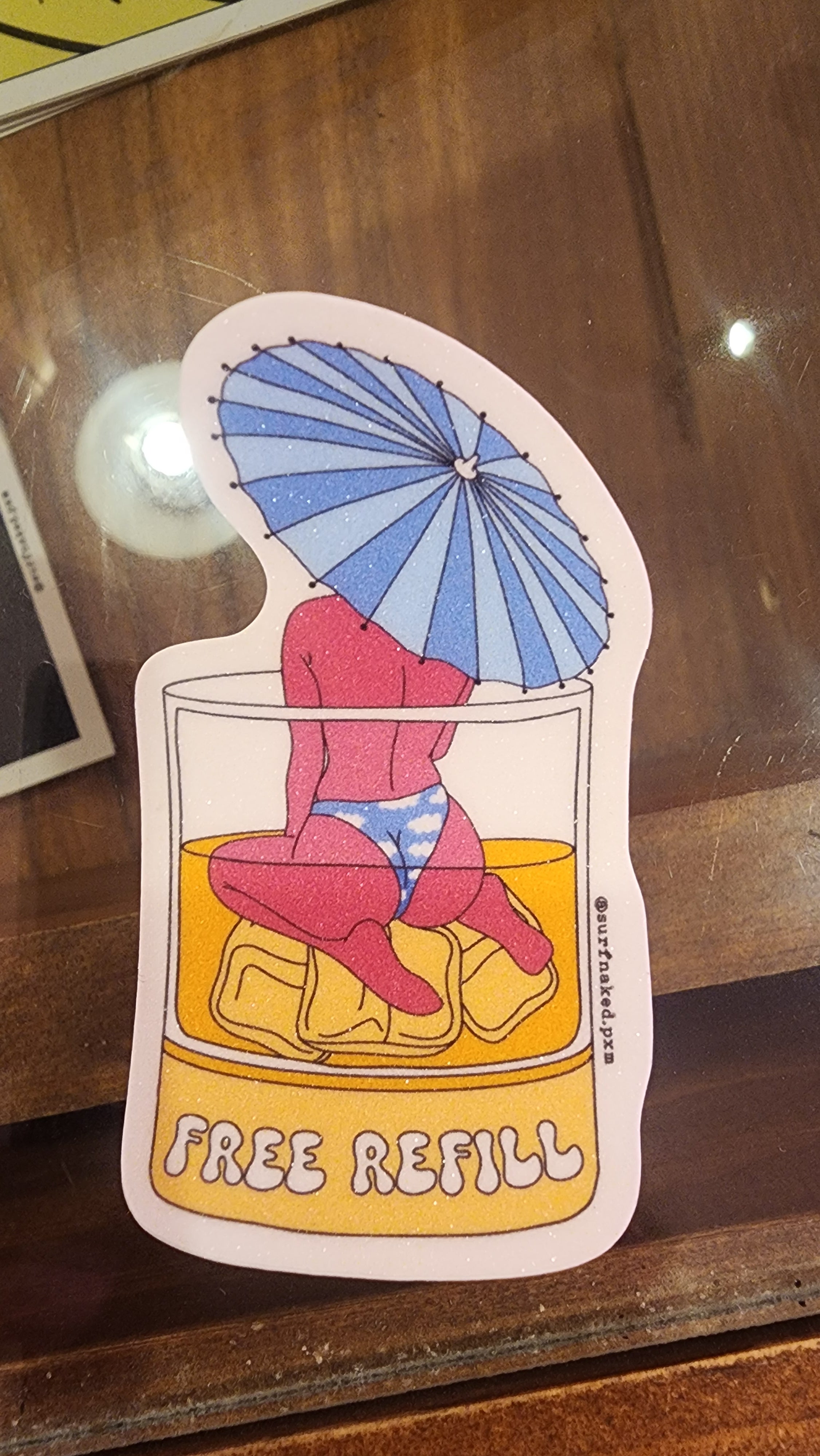 Free refill - Sticker