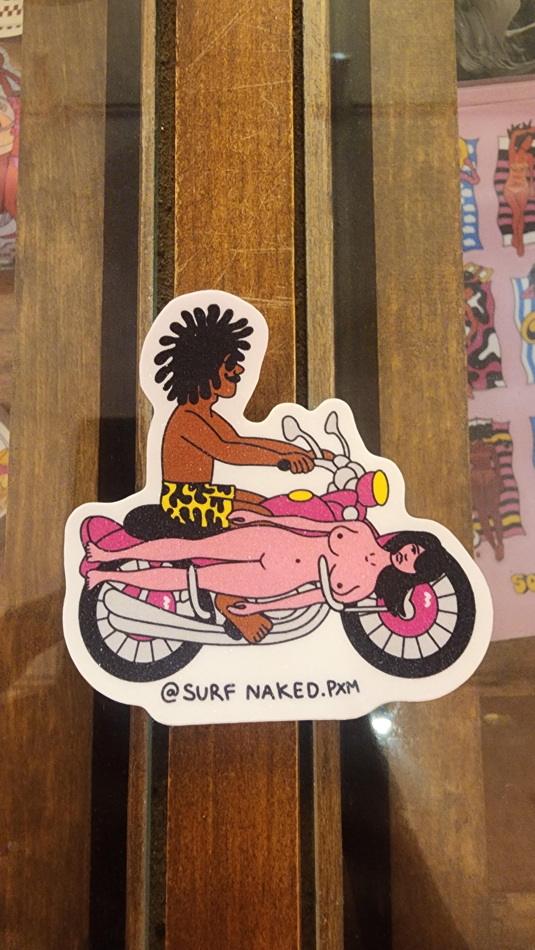 Surfer moto - Sticker