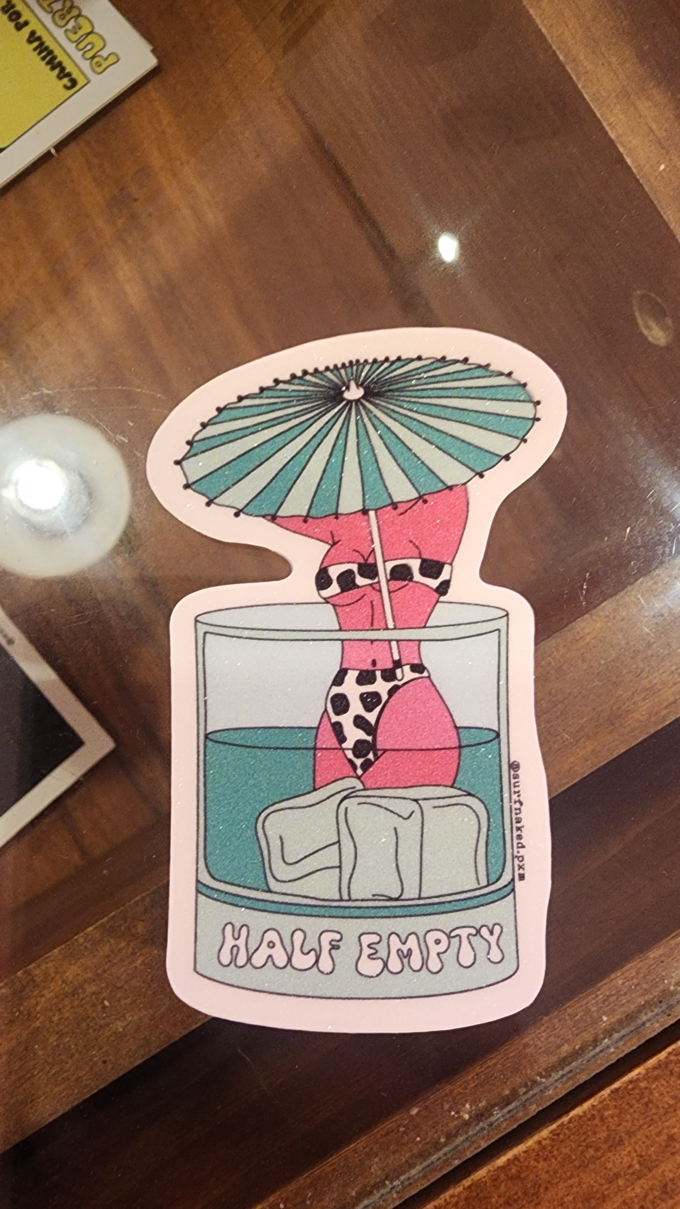 Half empty - Sticker